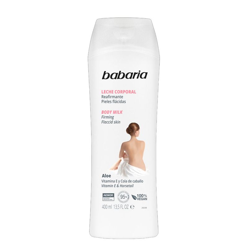 BABARIA - Body Milk Reafirmante con Vitamina E Babaria 400ml