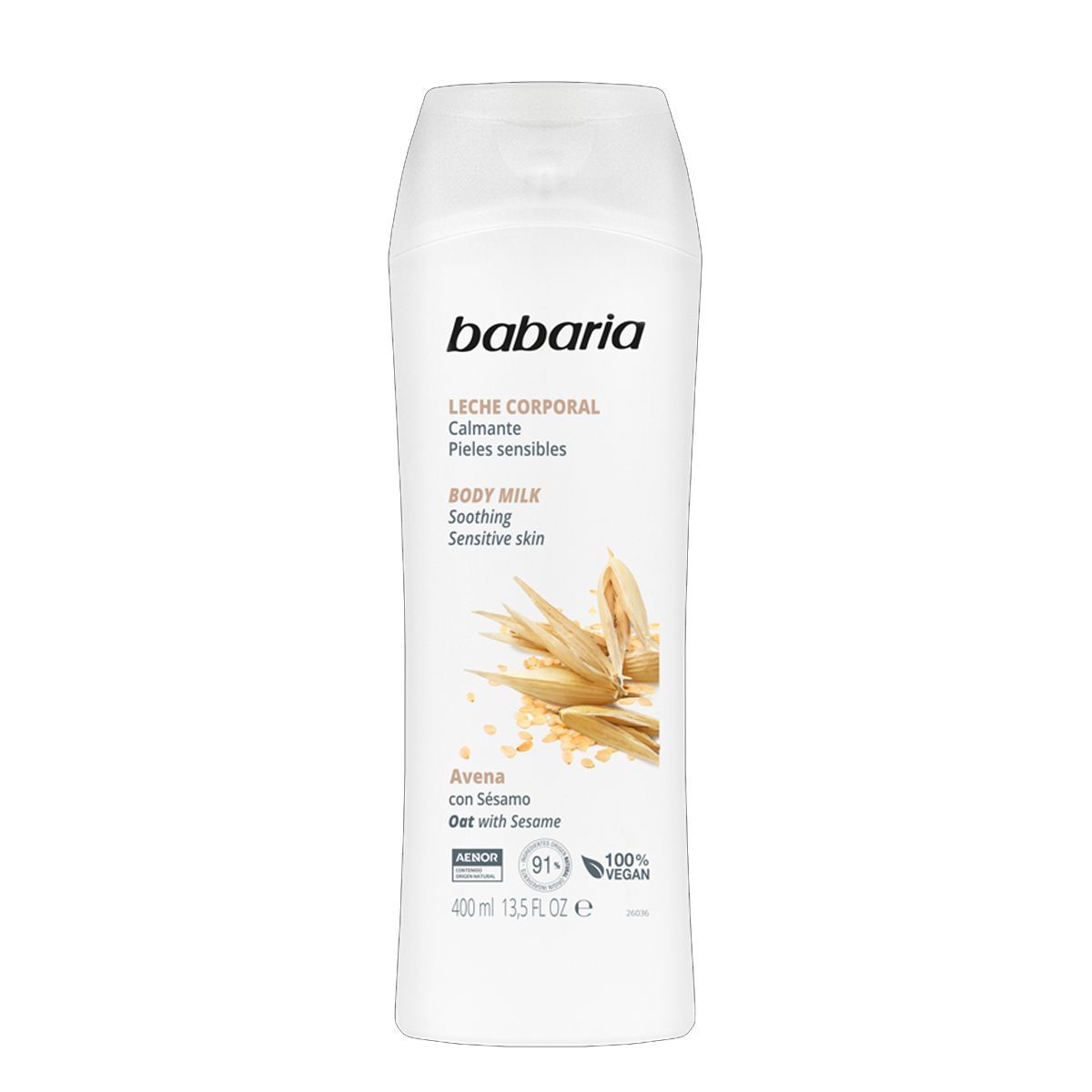 BABARIA - Body Milk Avena 400ml Babaria