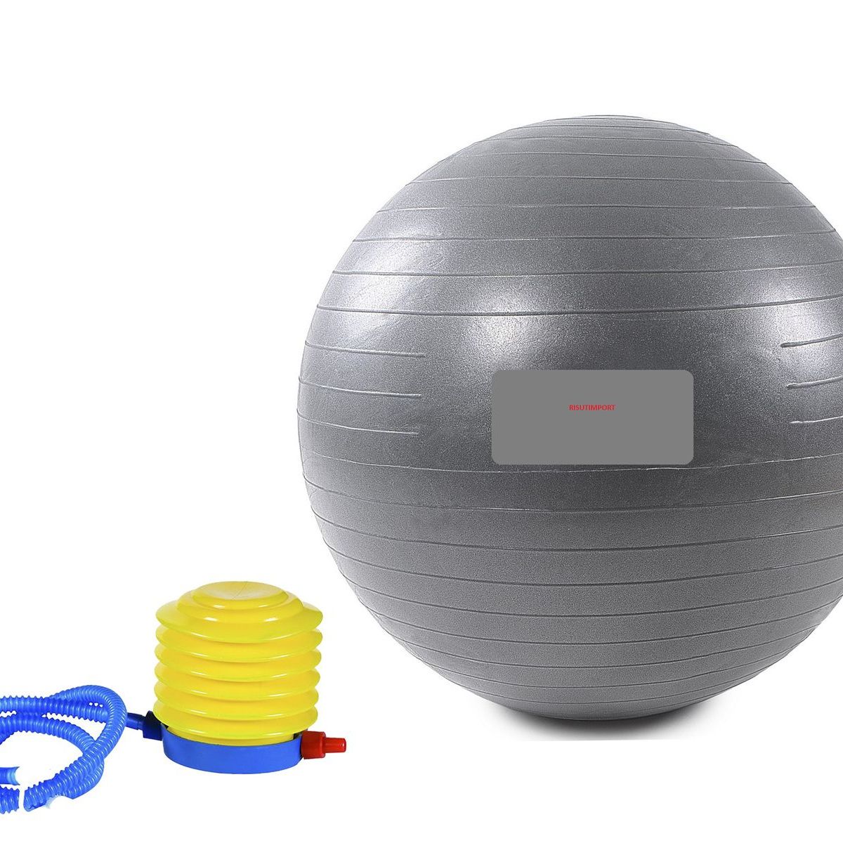 GENERICO - Pelota Yoga Para Gimnasia 85cm Plomo Con Inflador