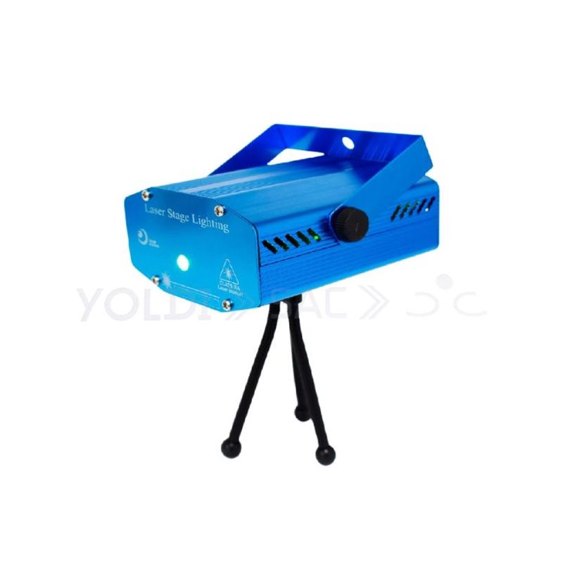 GENERICO - Mini Proyector Laser Rojo y Verde Audioritmico Con Figuras