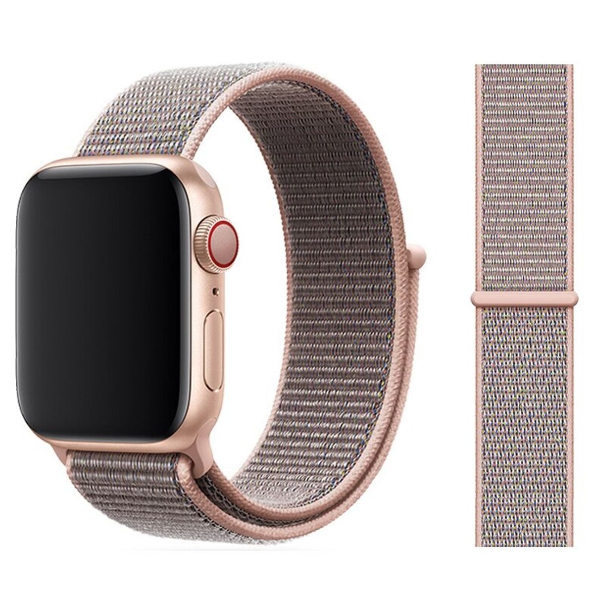 GENERICO - Correa Nylon Classic para APPLE WATCH 49mm -45mm -44mm -42mm - Pastel