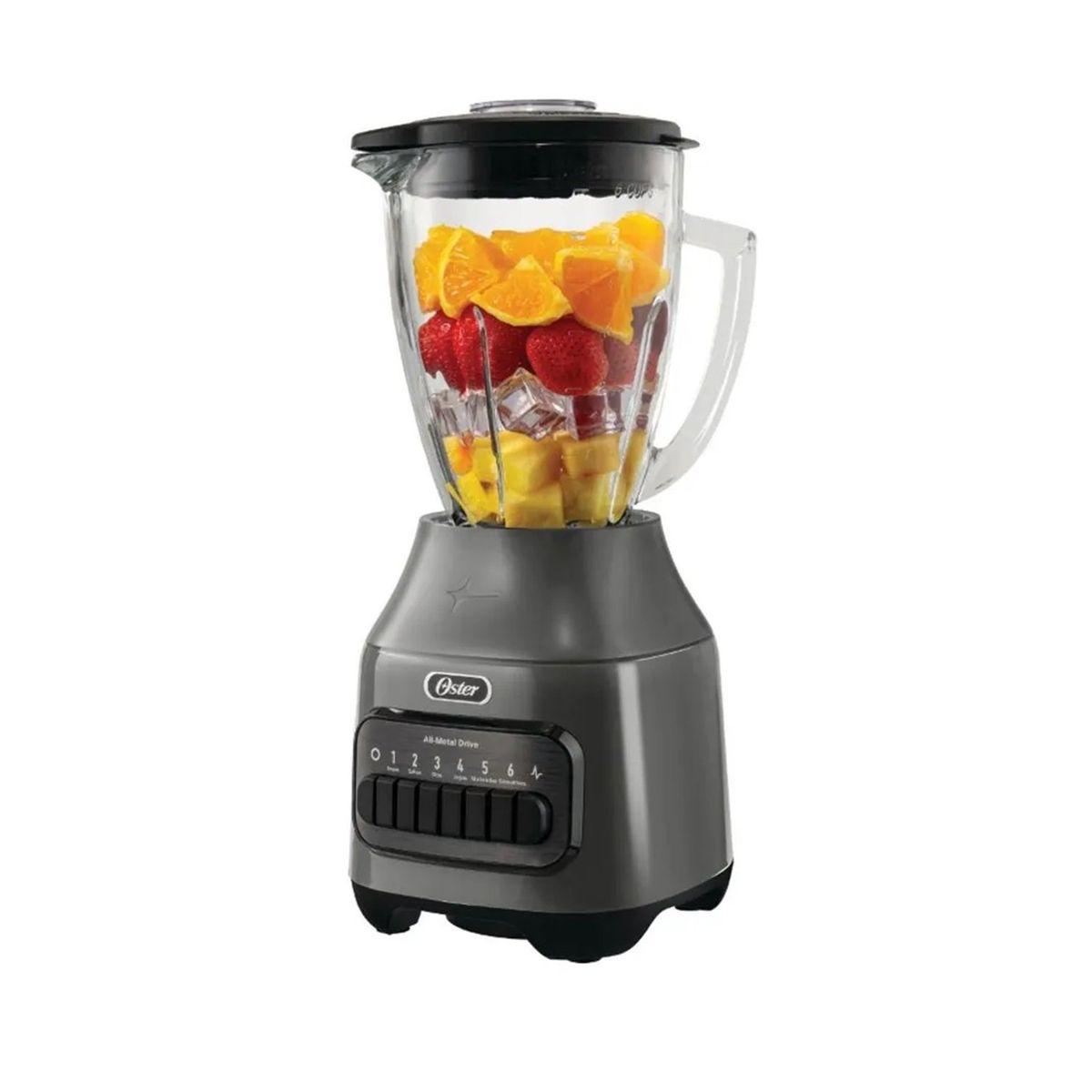 OSTER - Licuadora Oster BLSTPEG GPB 1.5 litros 6 Velocidades 800 W - Gris