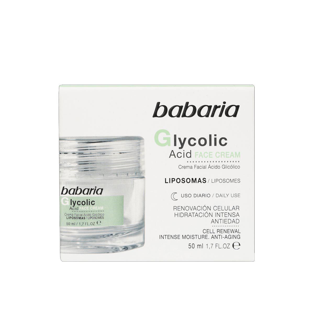 BABARIA - Crema Facial Acido Glicólico Babaria