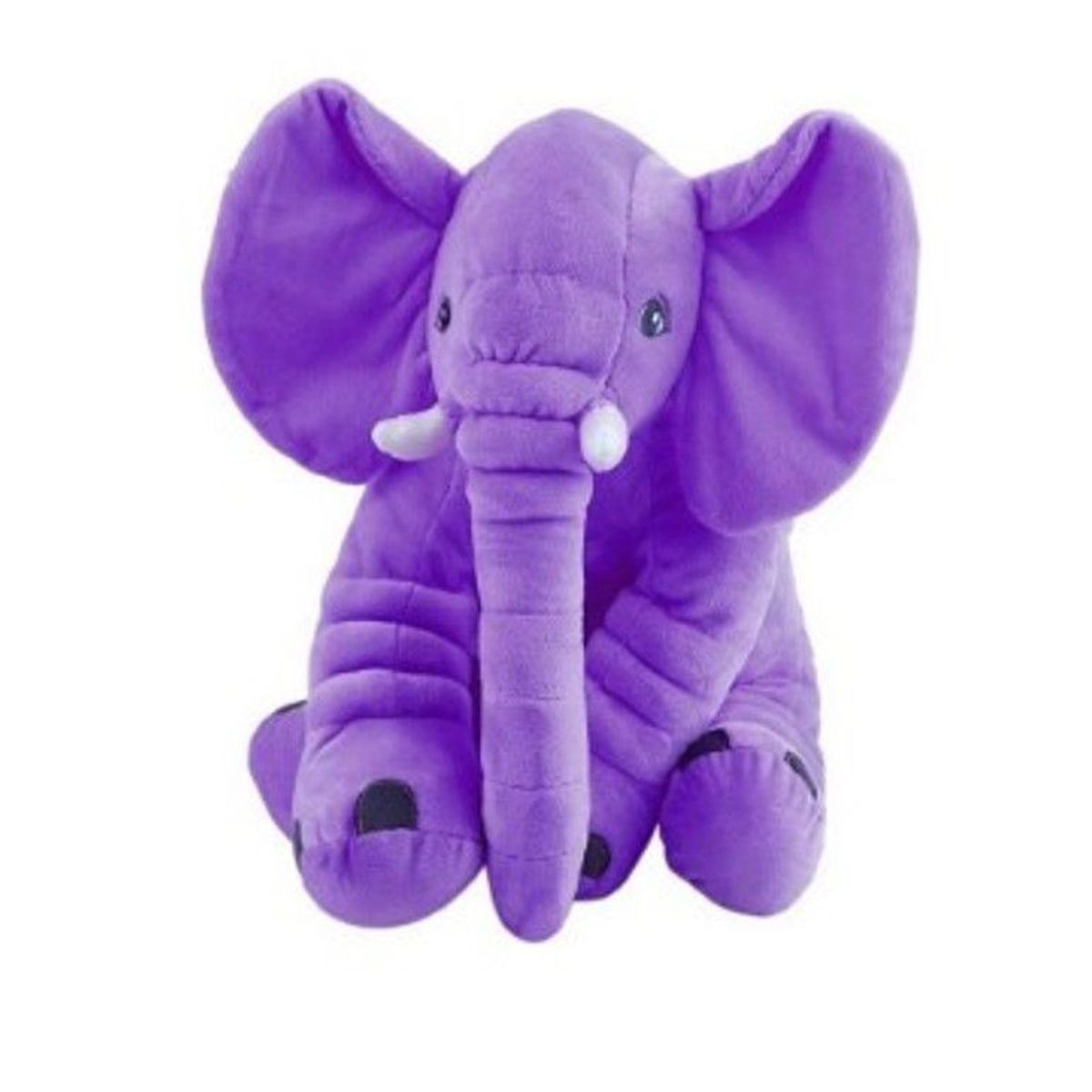 GENERICO - Almohadas peluche elefante antialérgico GRANDE LILA