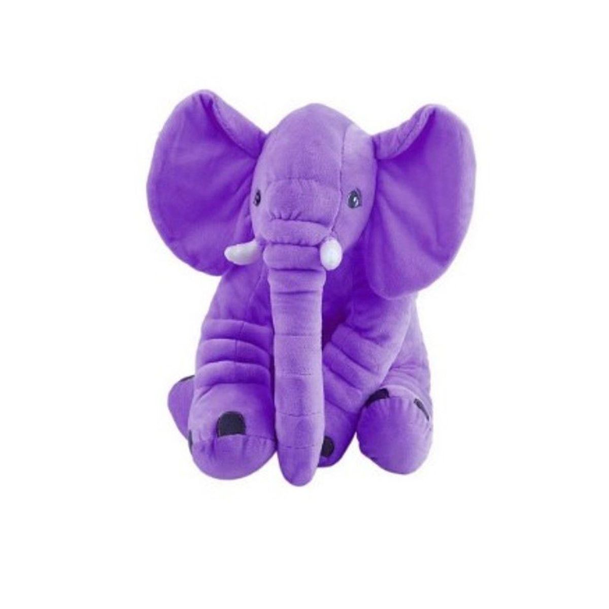 GENERICO - Almohadas peluche elefante antialérgico GRANDE LILA