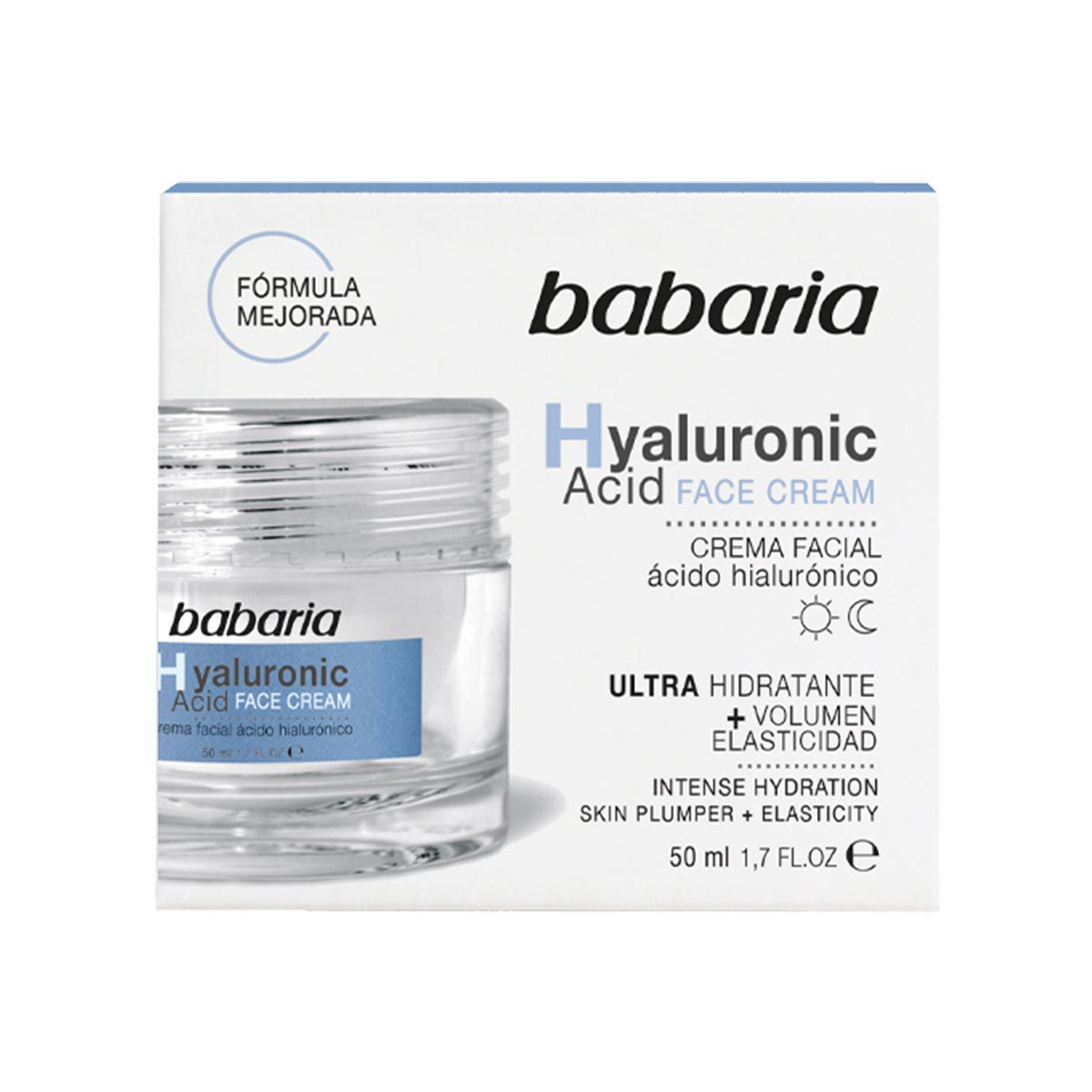 BABARIA - Crema Facial Ácido Hialurónico Babaria