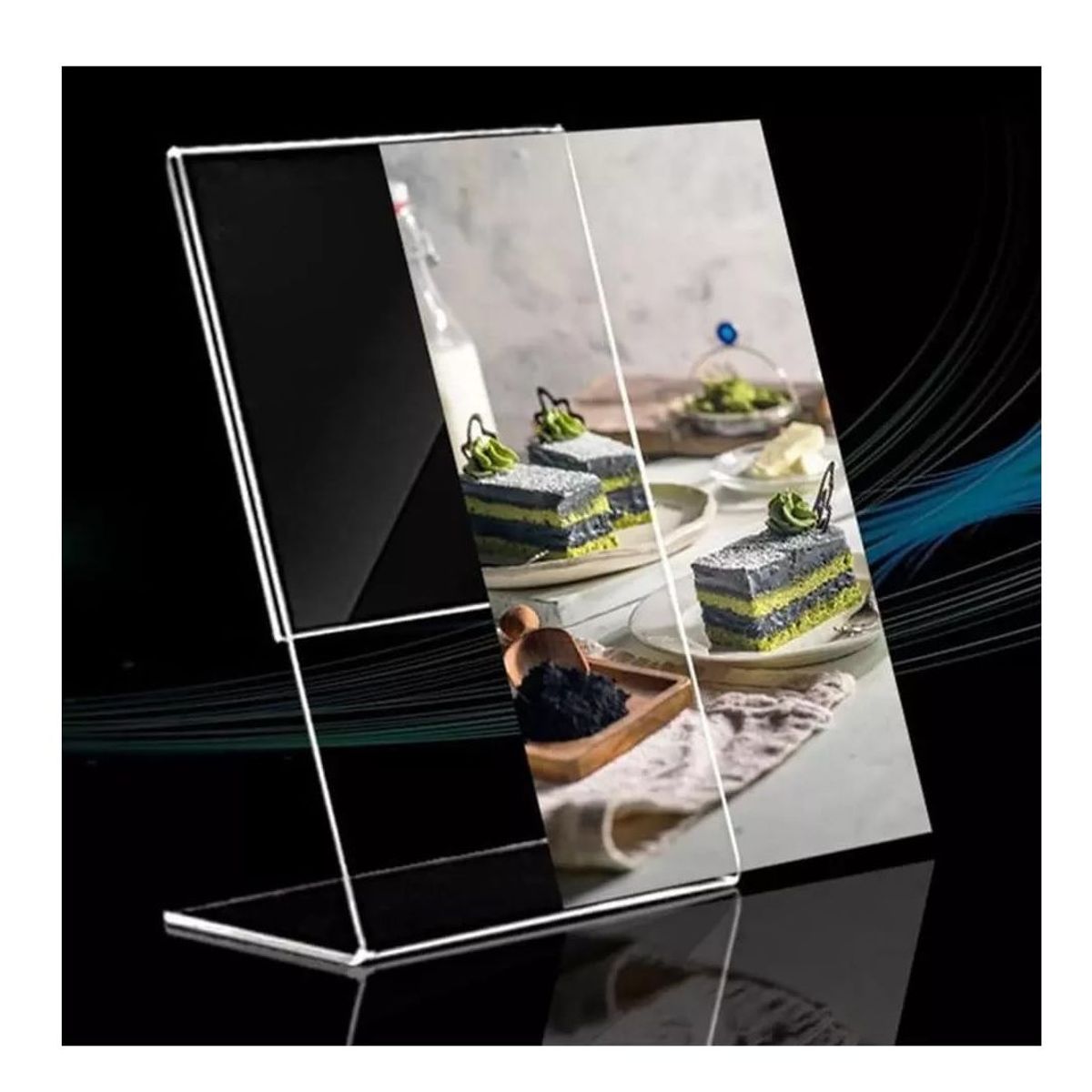 OEM - Portafolleto de Acrilico A4 - Forma de L