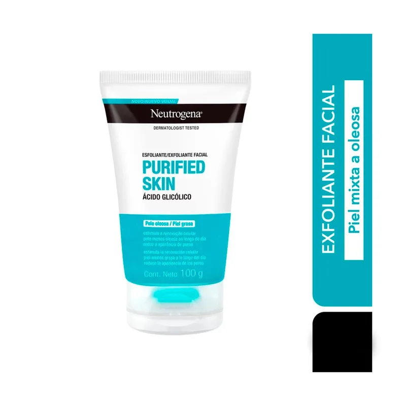 NEUTROGENA - Exfoliante Facial Purified Skin Acido Glicólico Neutrogena 150ml