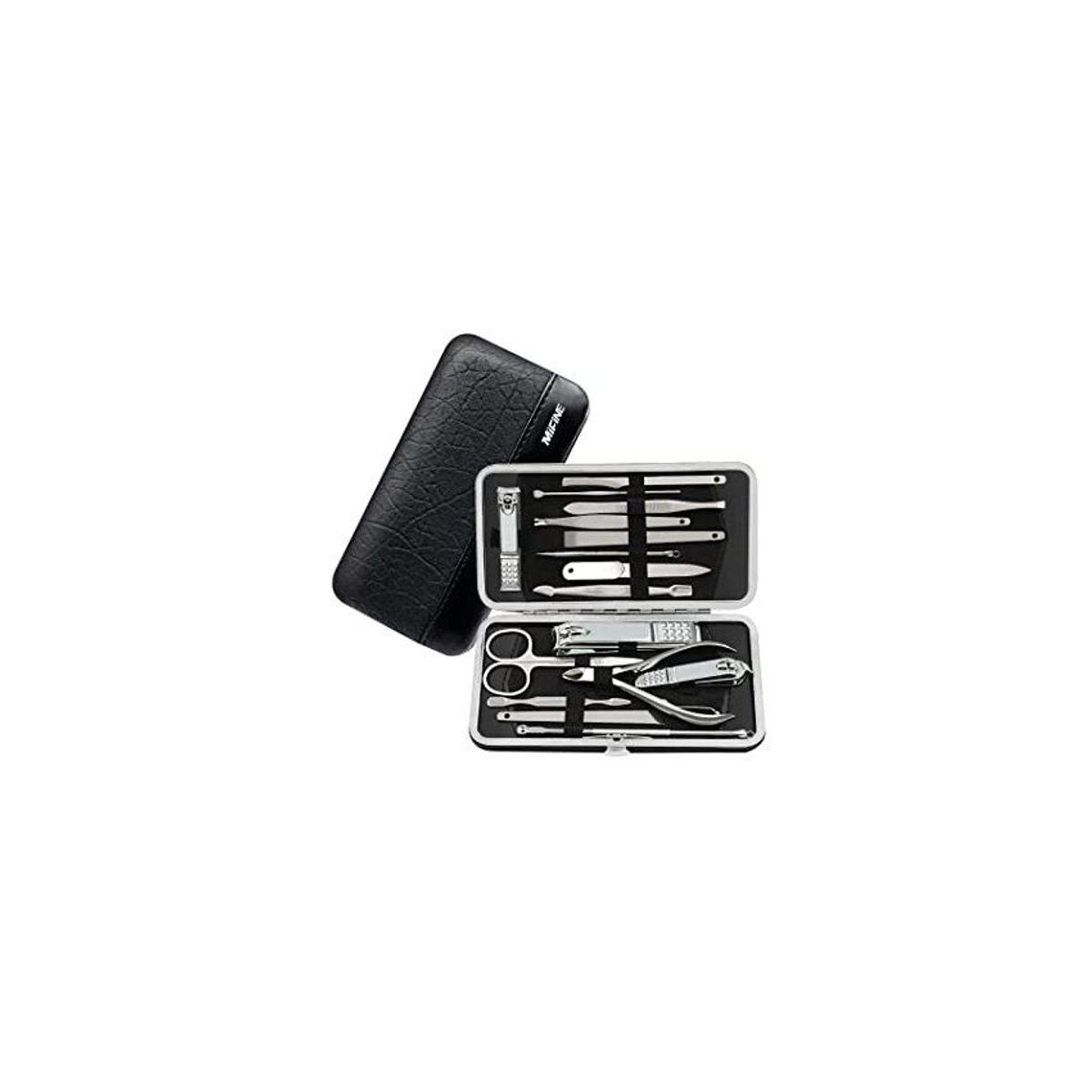 GENERICO - 16 en 1 manicura pedicura set cortaúñas acero inoxidable
