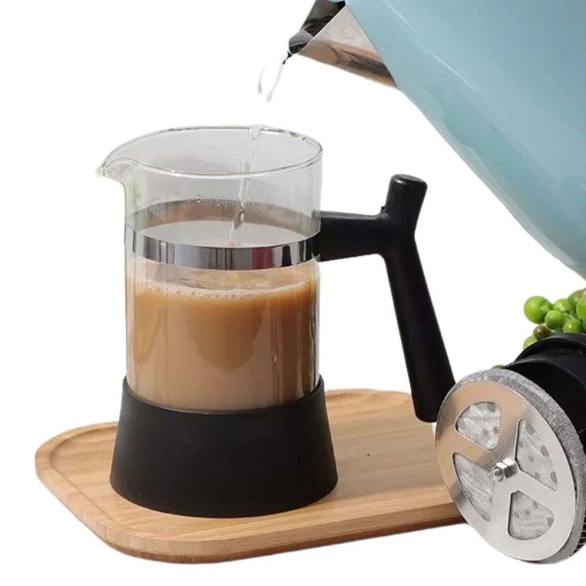 HYGGE - Cafetera Prensa francesa 600 ml Negra