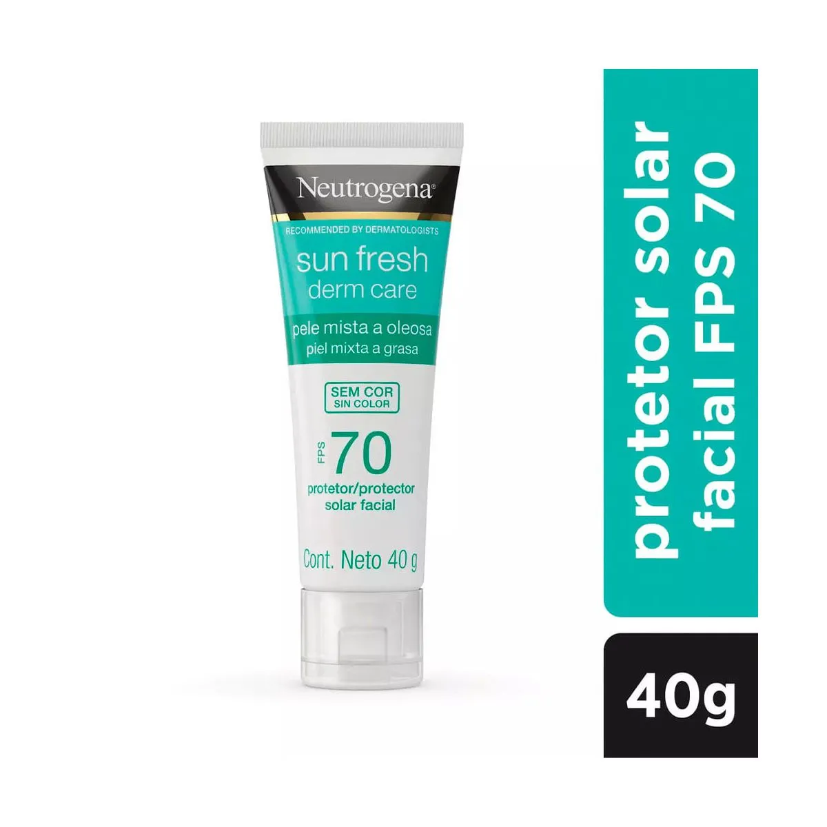 NEUTROGENA - Neutrogena Sun Fresh Derm Care Sin Color FPS 70 40g