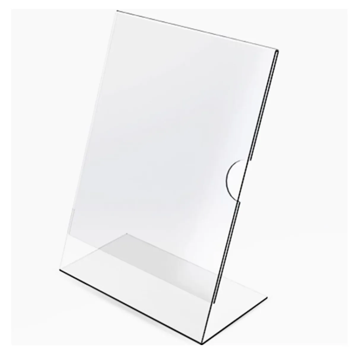 OEM - Portafolleto de Acrilico A5 - Forma de L