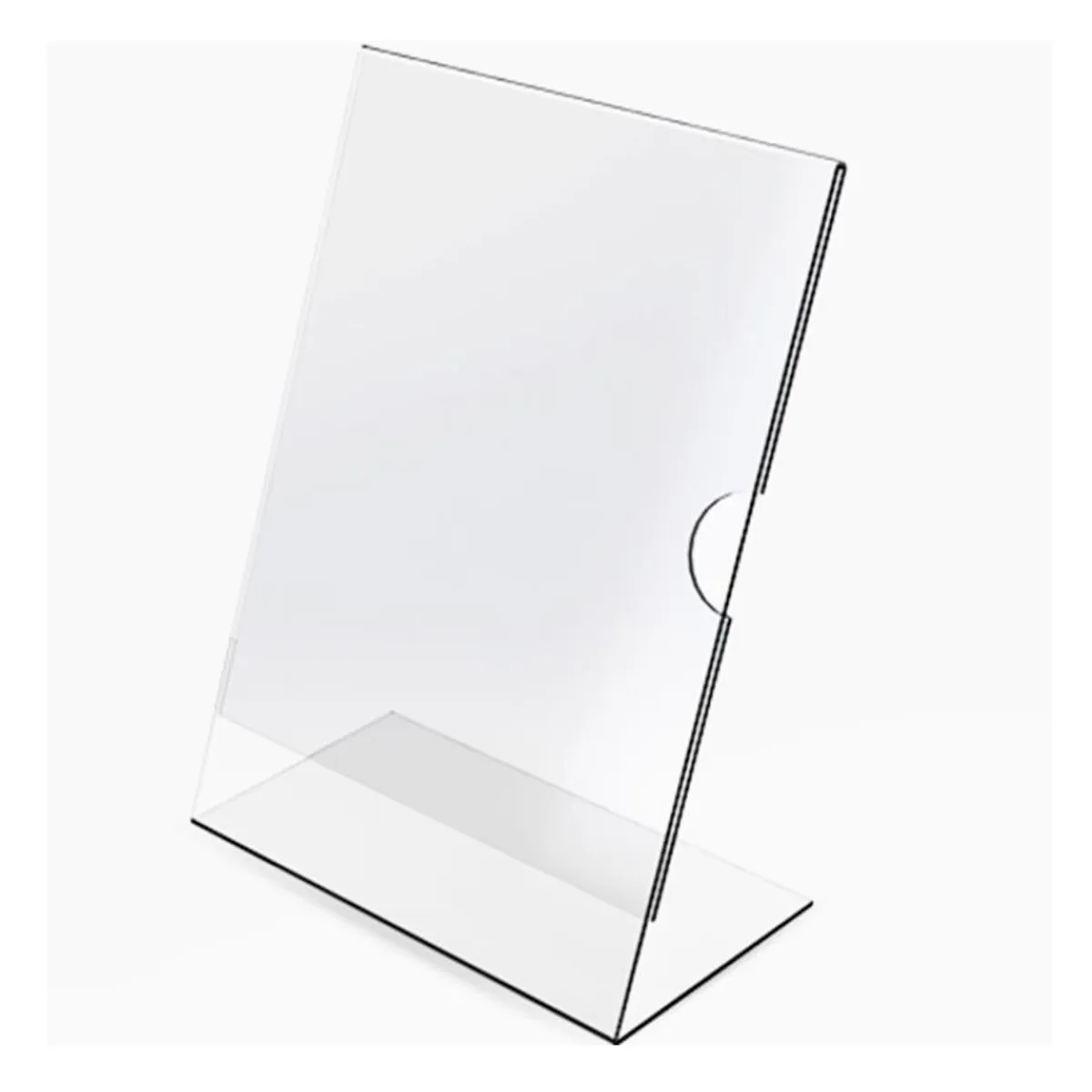 OEM - Portafolleto de Acrilico A5 - Forma de L