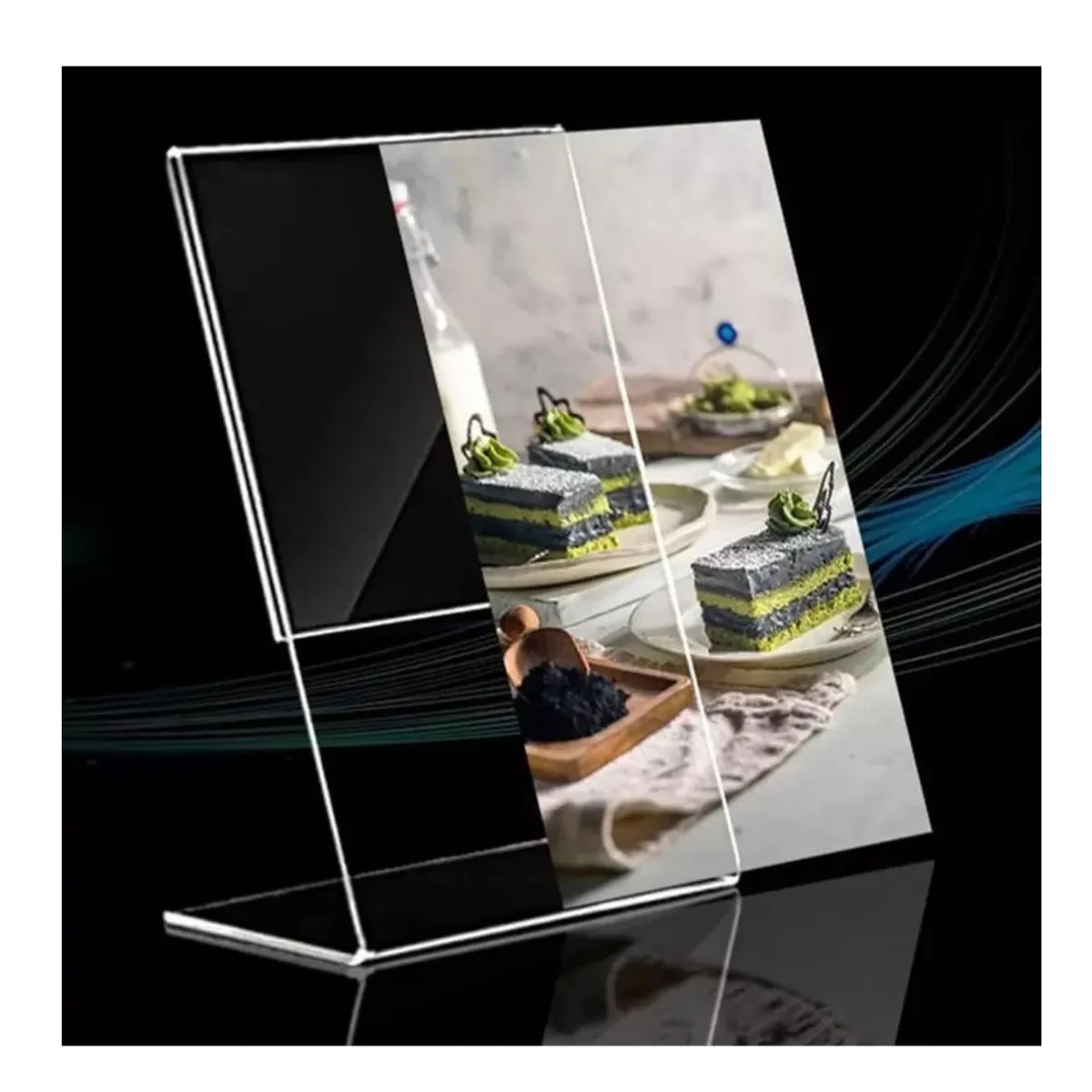 OEM - Portafolleto de Acrilico A5 - Forma de L