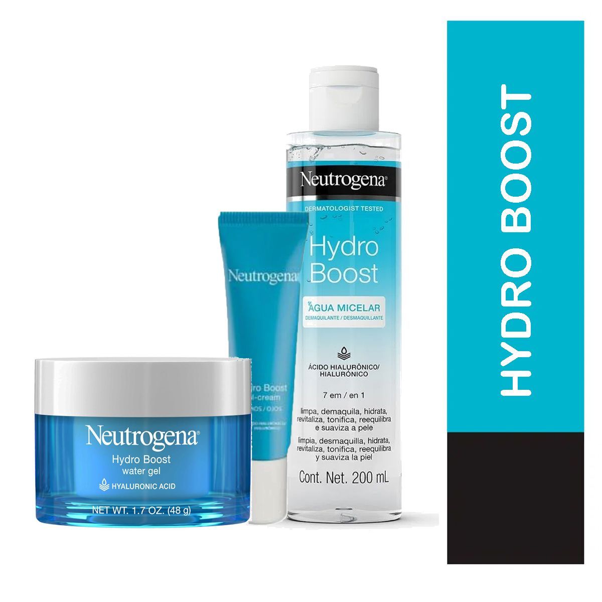 NEUTROGENA - Set de Hydro Boost Rutina con Micelar y Contorno Ojos Neutrogena 48 ml