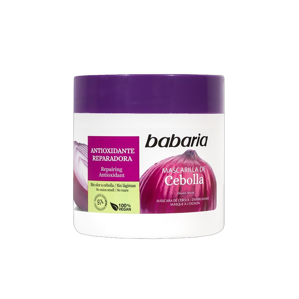 BABARIA - Mascarilla Capilar de Cebolla Antioxidante Babaria