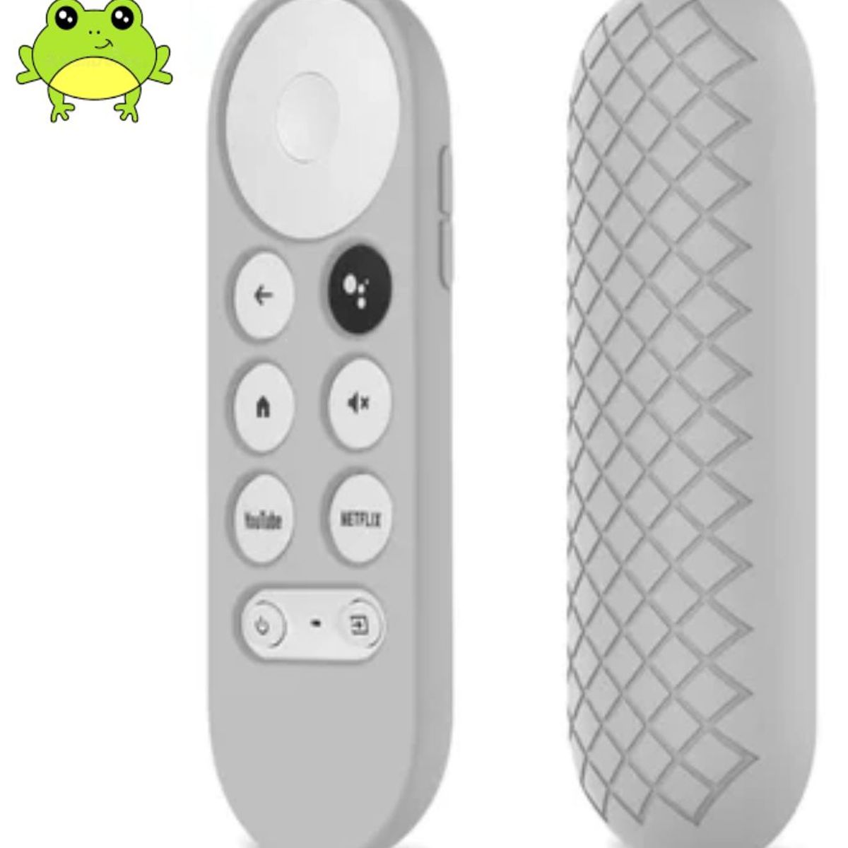 UNIVERSAL - Funda Protector Silicona Control Chromecast 4 Google Tv / Plomo