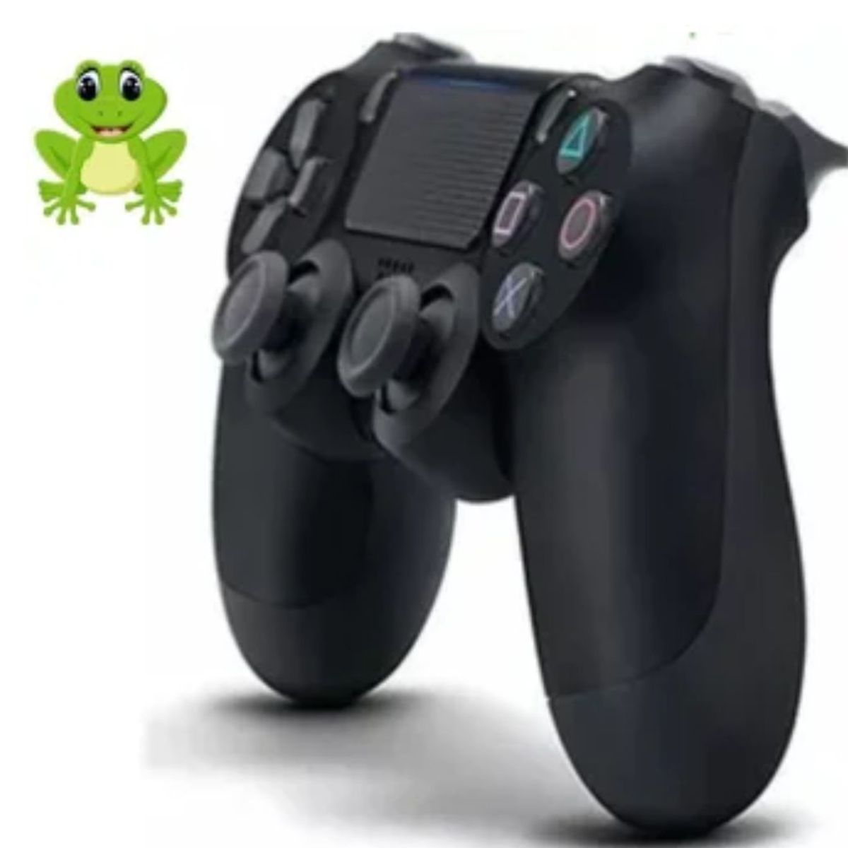 GENERICO - Mando Playstation 4 Dualshock Negro + Cable