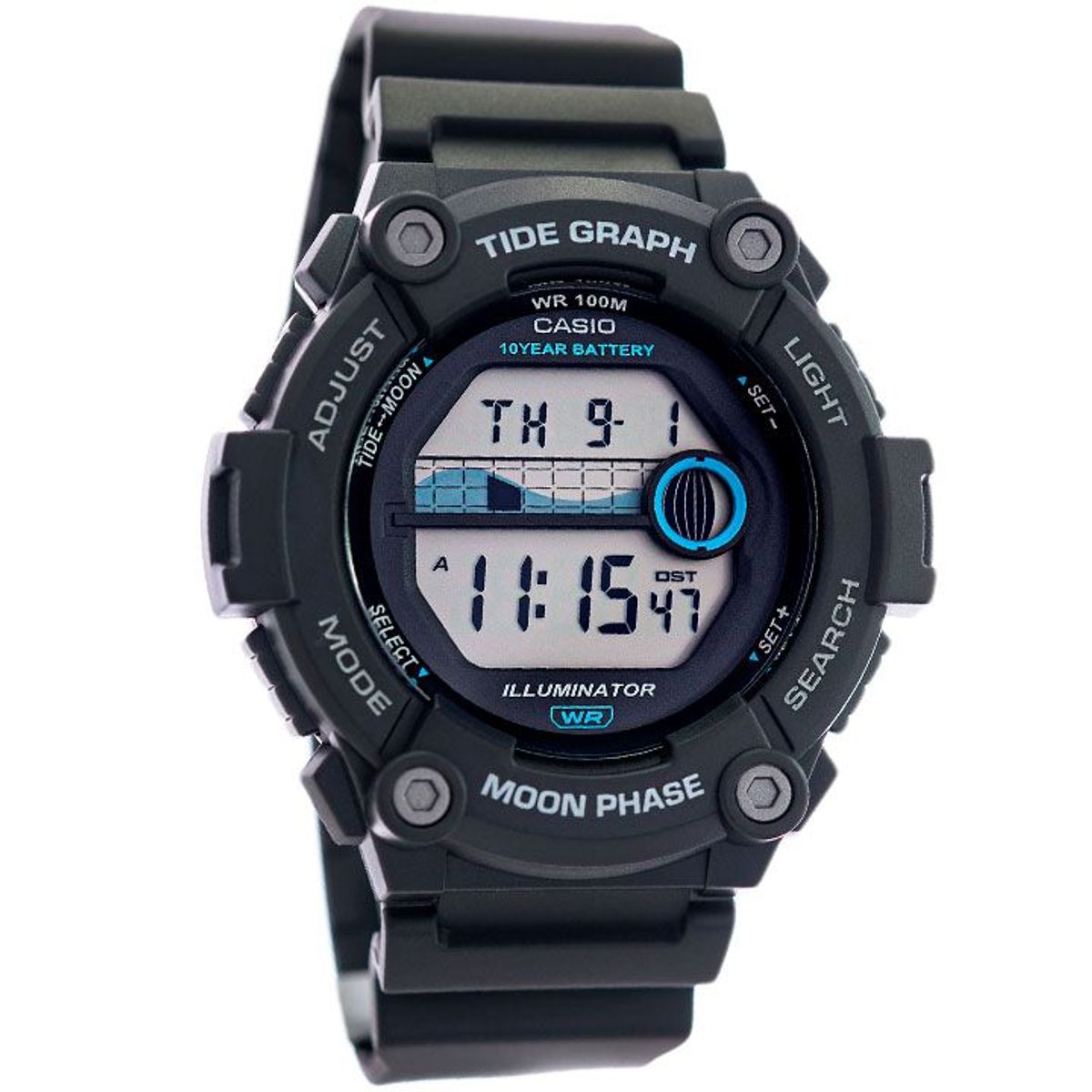 CASIO - Reloj Casio Gráfico de Mareas WS-1300H-1AV