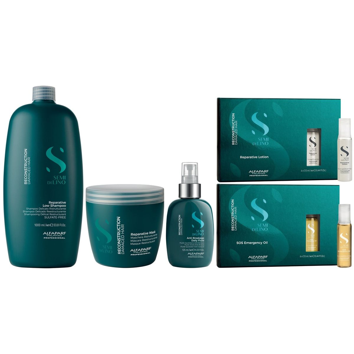 ALFAPARF MILANO - Tratamiento Reparador Sin Sal Alfaparf Reconstruction 1000ml