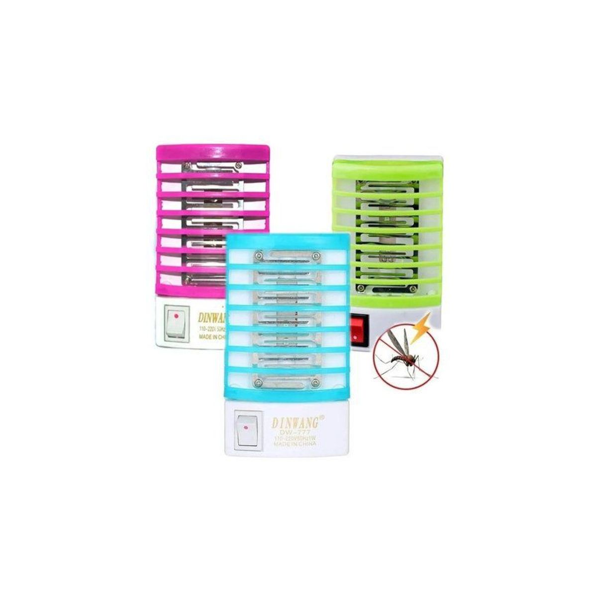 GENERICO - Repelente 2 e 1 electrico led mosquito zancudos polilla