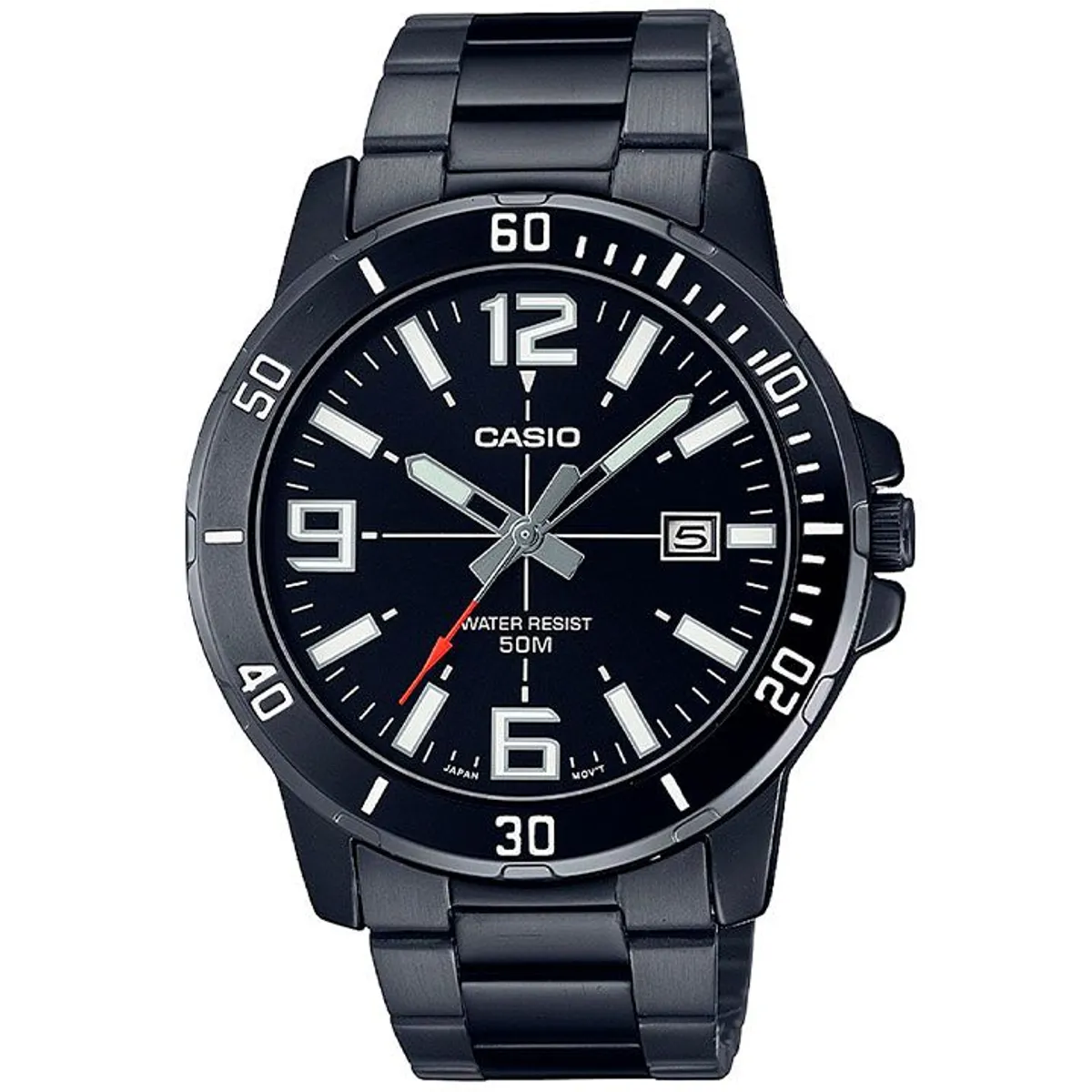 CASIO - Reloj Casio MTP-VD01B-1BV - Negro