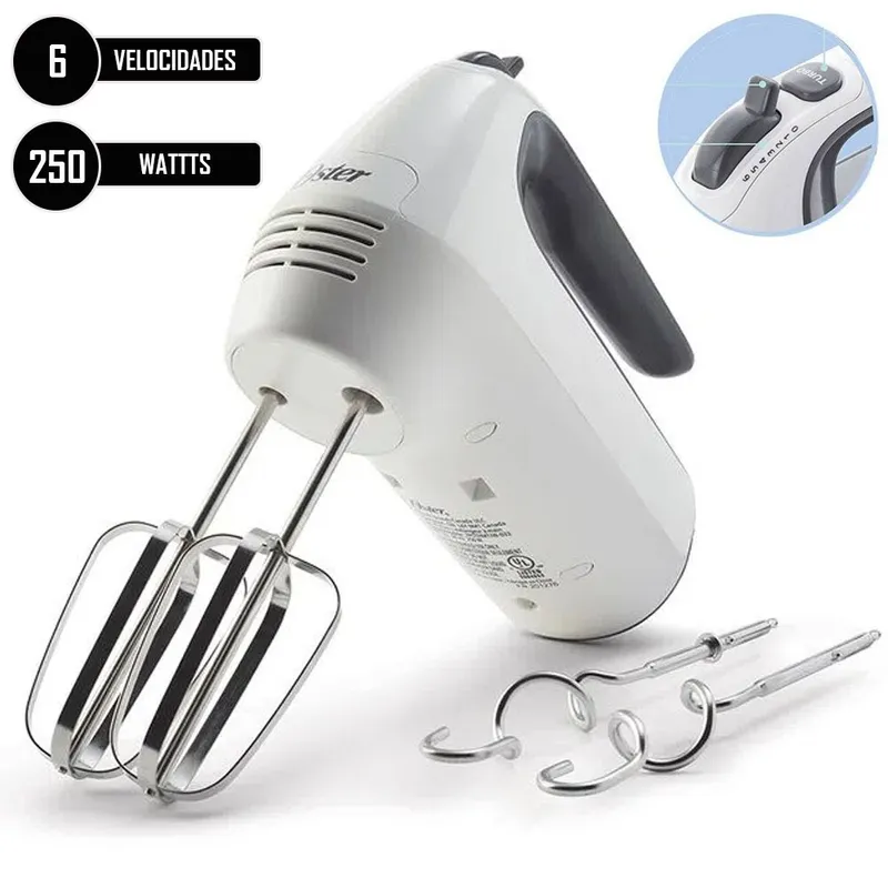 OSTER - Batidora de Mano 6Vel Turbo 250W FPSTHM3532