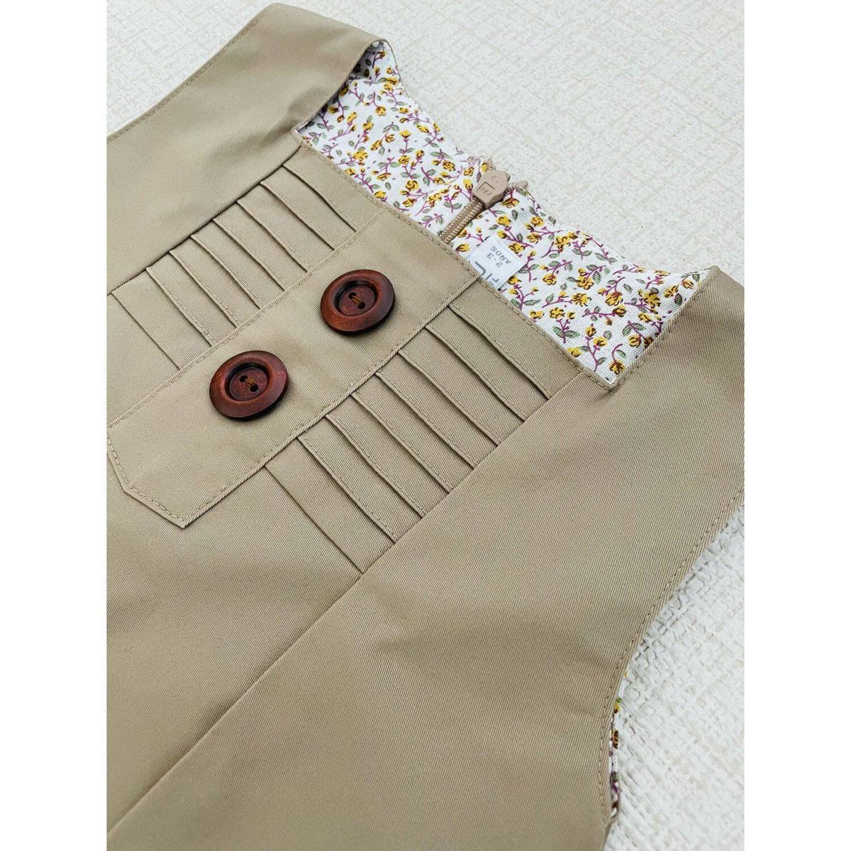 VALU MODA INFANTIL - Jumper drill beige niña