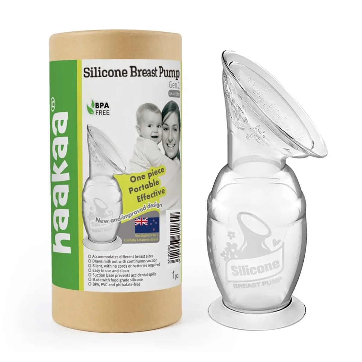 HAAKAA - Extractor de Leche de Silicona Haakaa Gen 2 - 100 ml.