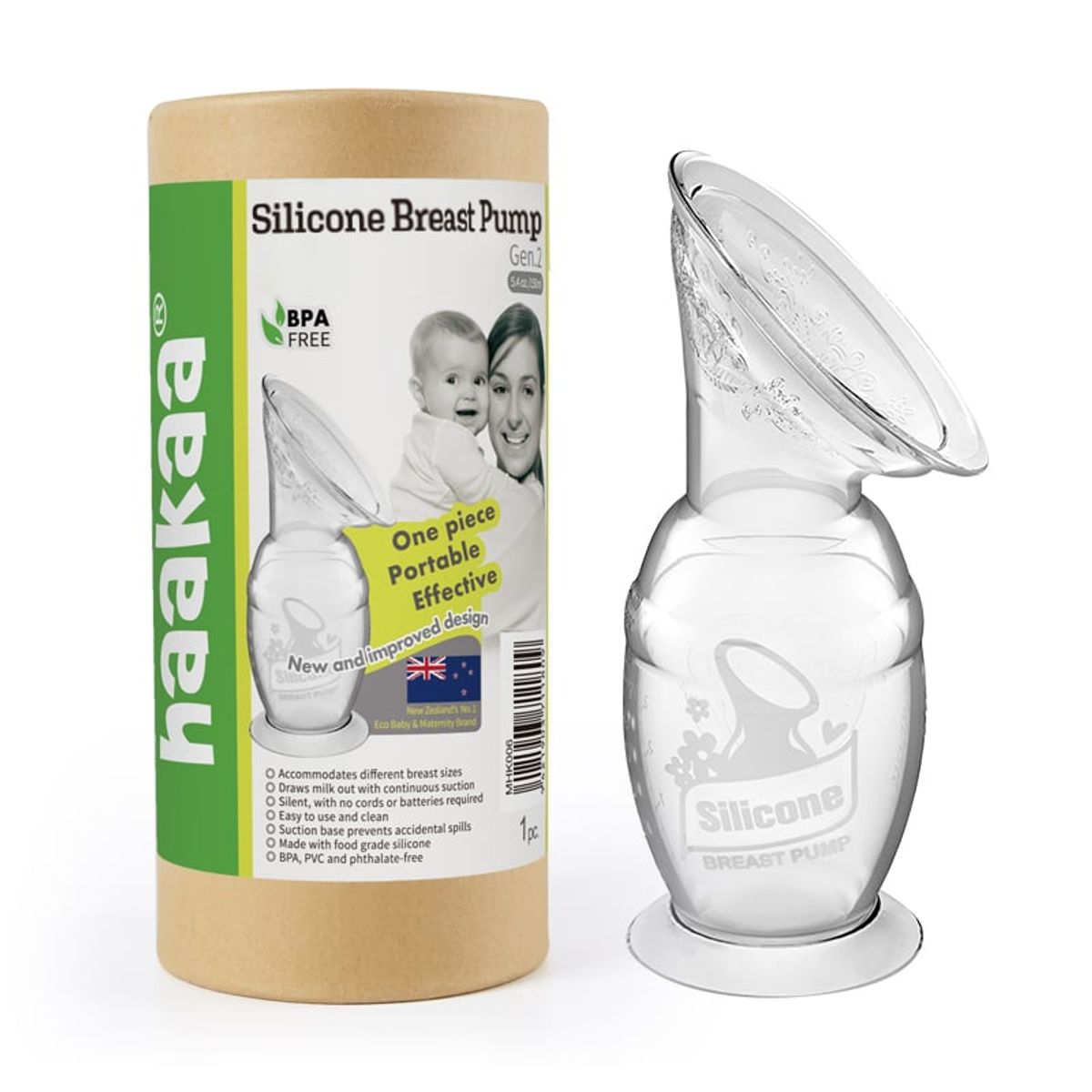 HAAKAA - Extractor de Leche de Silicona Haakaa Gen 2 - 150 ml.