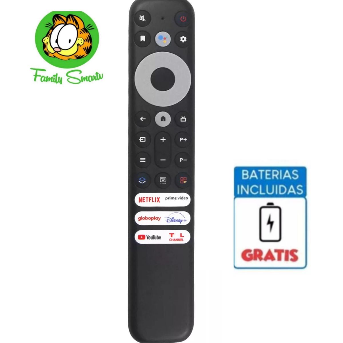 GENERICO - Control remoto genérico para TV inteligente TCL RC902V  Pilas