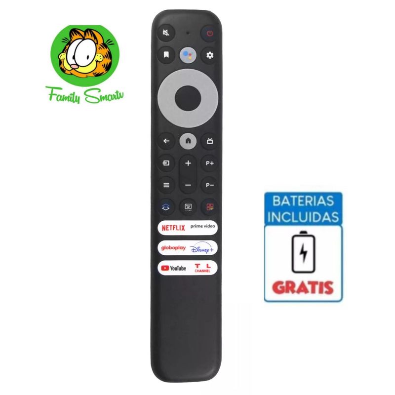GENERICO - Control remoto genérico para TV inteligente TCL RC902V  Pilas