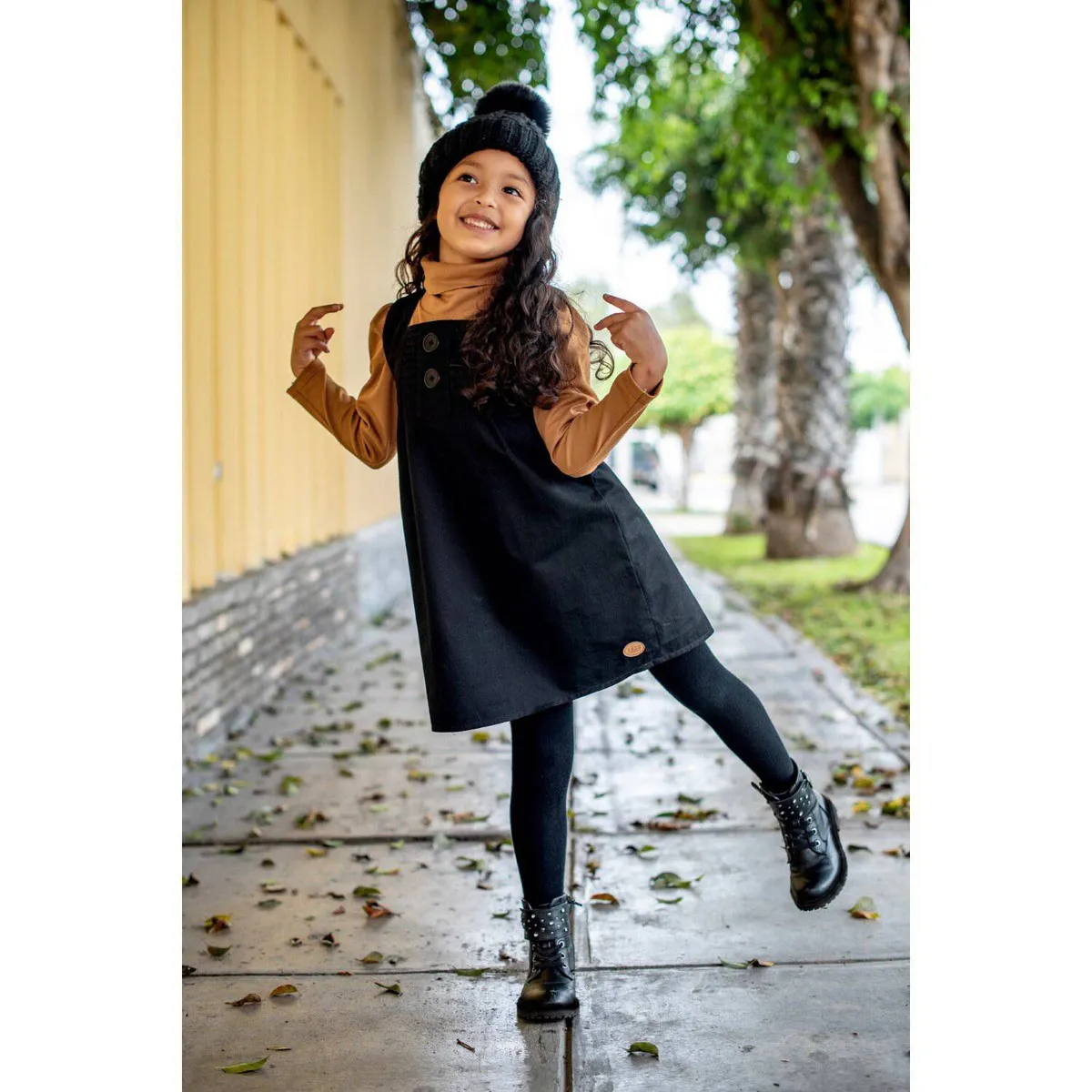 VALU MODA INFANTIL - Jumper Drill y cafarena camel