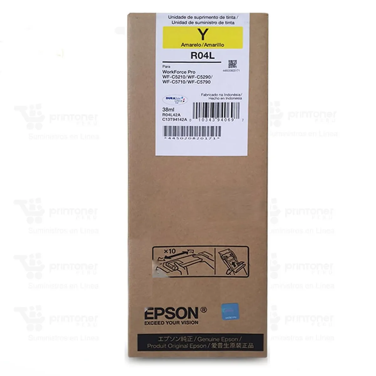 EPSON - TINTA EPSON R04L YELLOW T941420 ORIGINAL