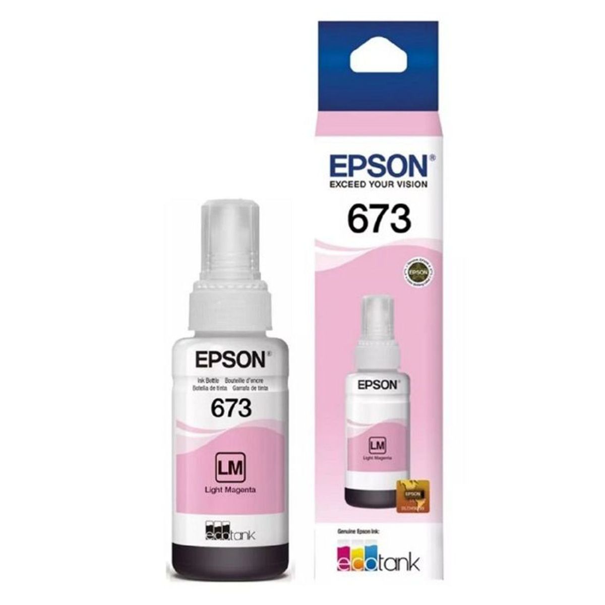EPSON - TINTA EPSON 673 MAGENTA LIGHT (T673620) ORIGINAL