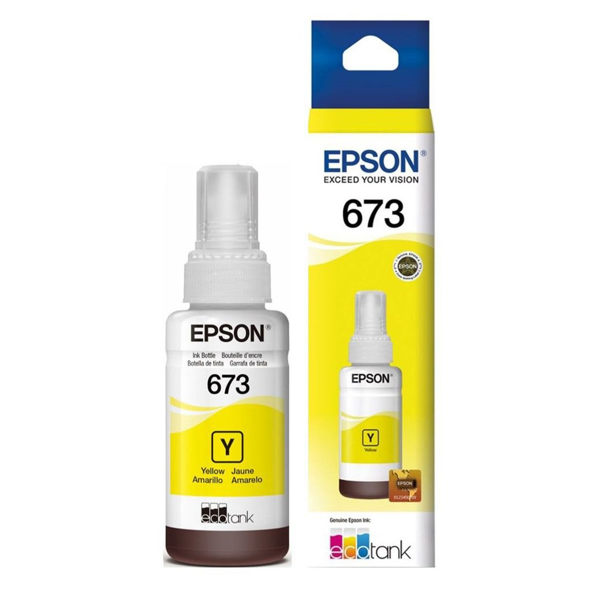 EPSON - TINTA EPSON 673 YELLOW (T673420) ORIGINAL