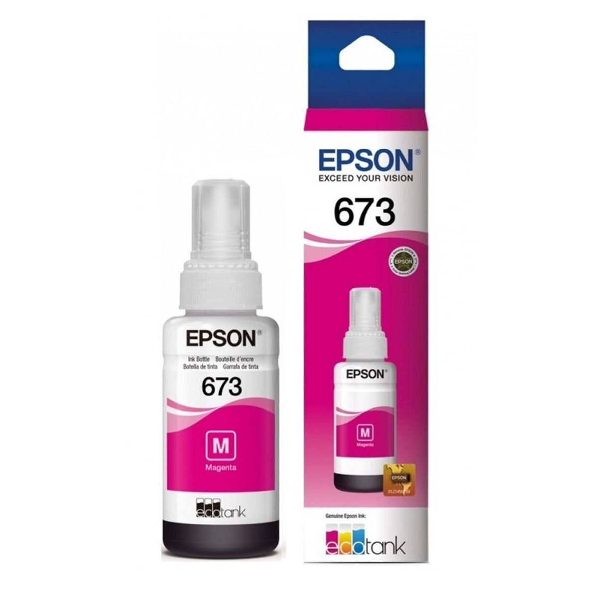 EPSON - TINTA EPSON 673 MAGENTA (T673320) ORIGINAL