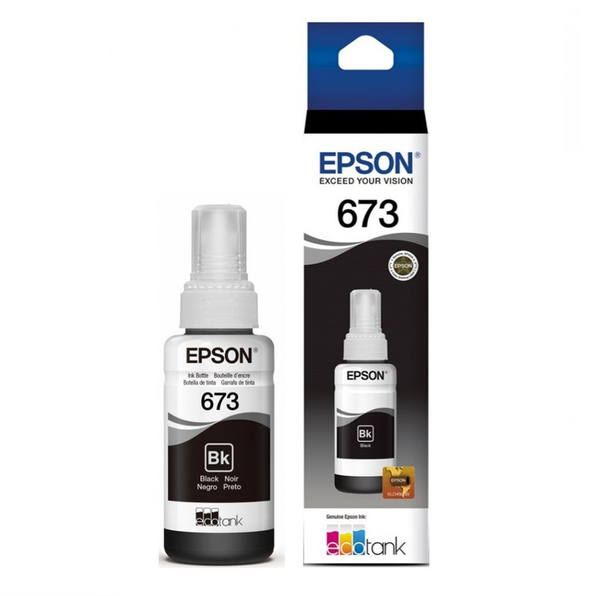 EPSON - TINTA EPSON 673 NEGRO (T673120) ORIGINAL