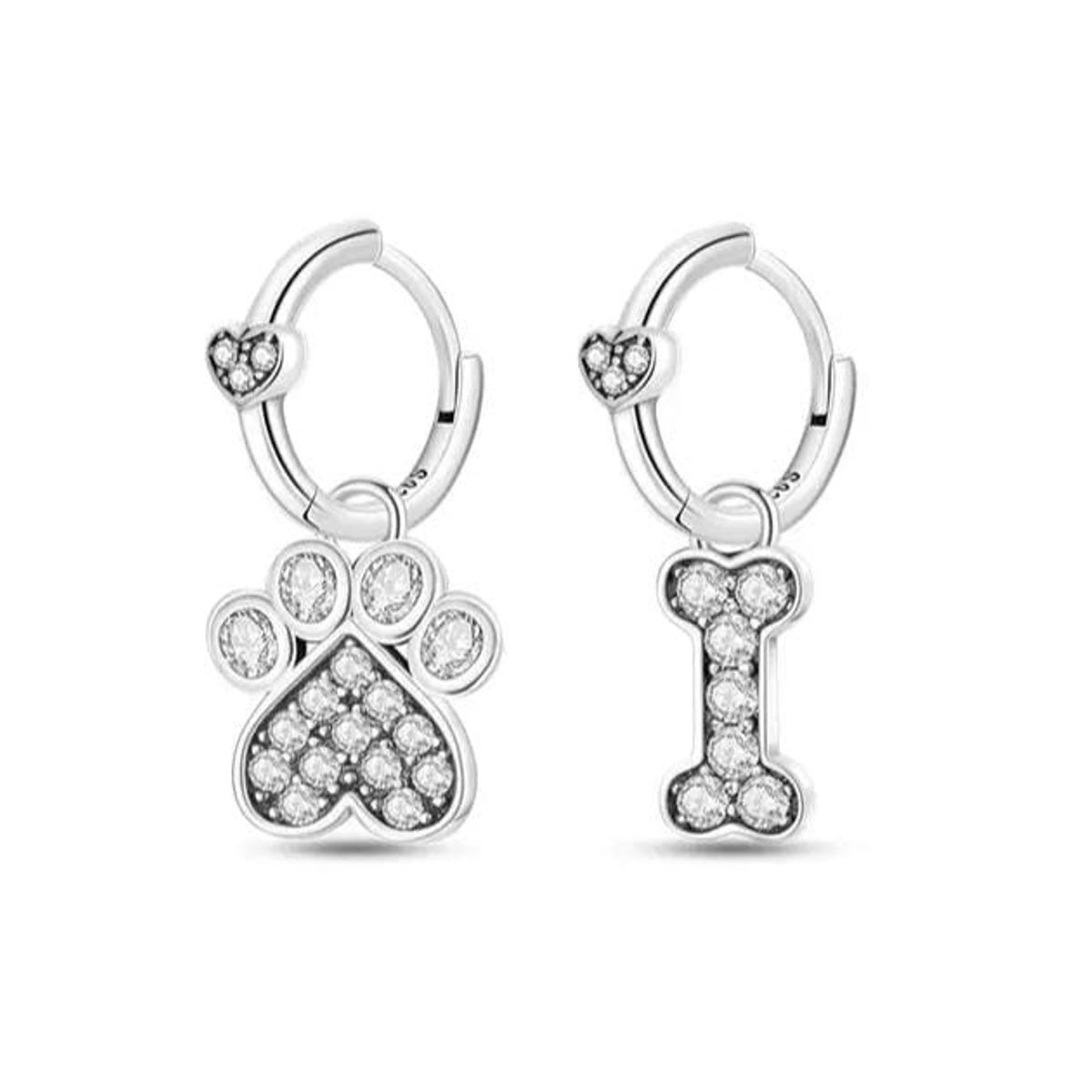GENERICO - Aretes de Mujer Modelo Dog Love
