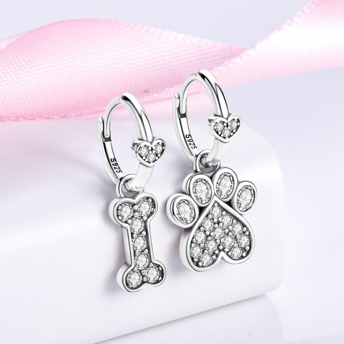 GENERICO - Aretes de Mujer Modelo Dog Love