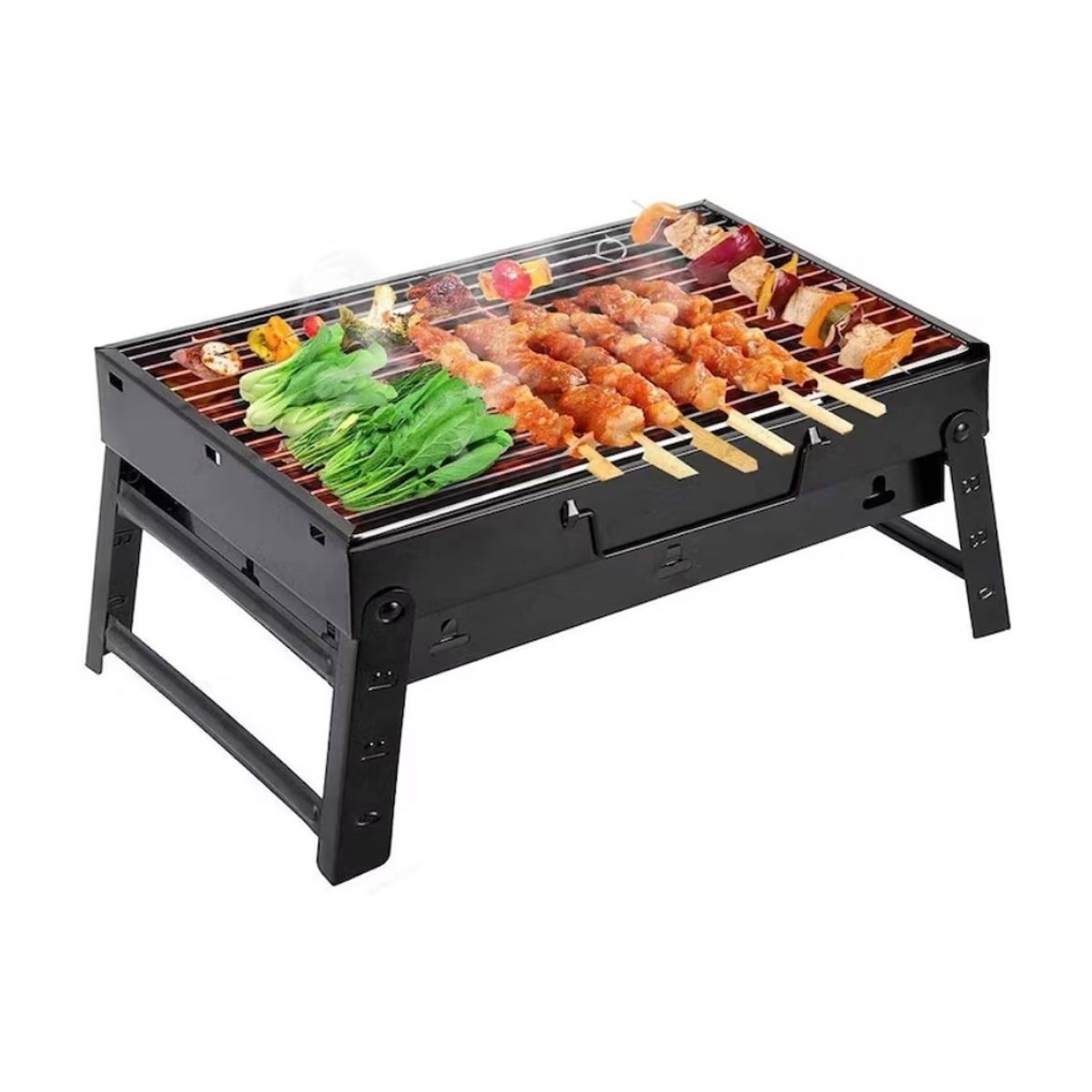 HYGGE - Parrilla a Carbón Plegable Portátil Picnic Jardín