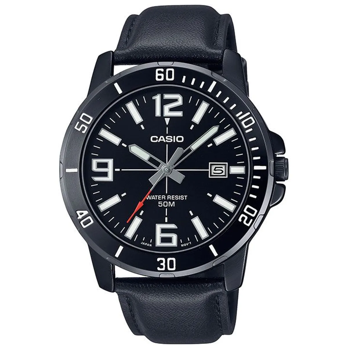 CASIO - Reloj Casio MTP-VD01BL-1BV Hombre - Negro