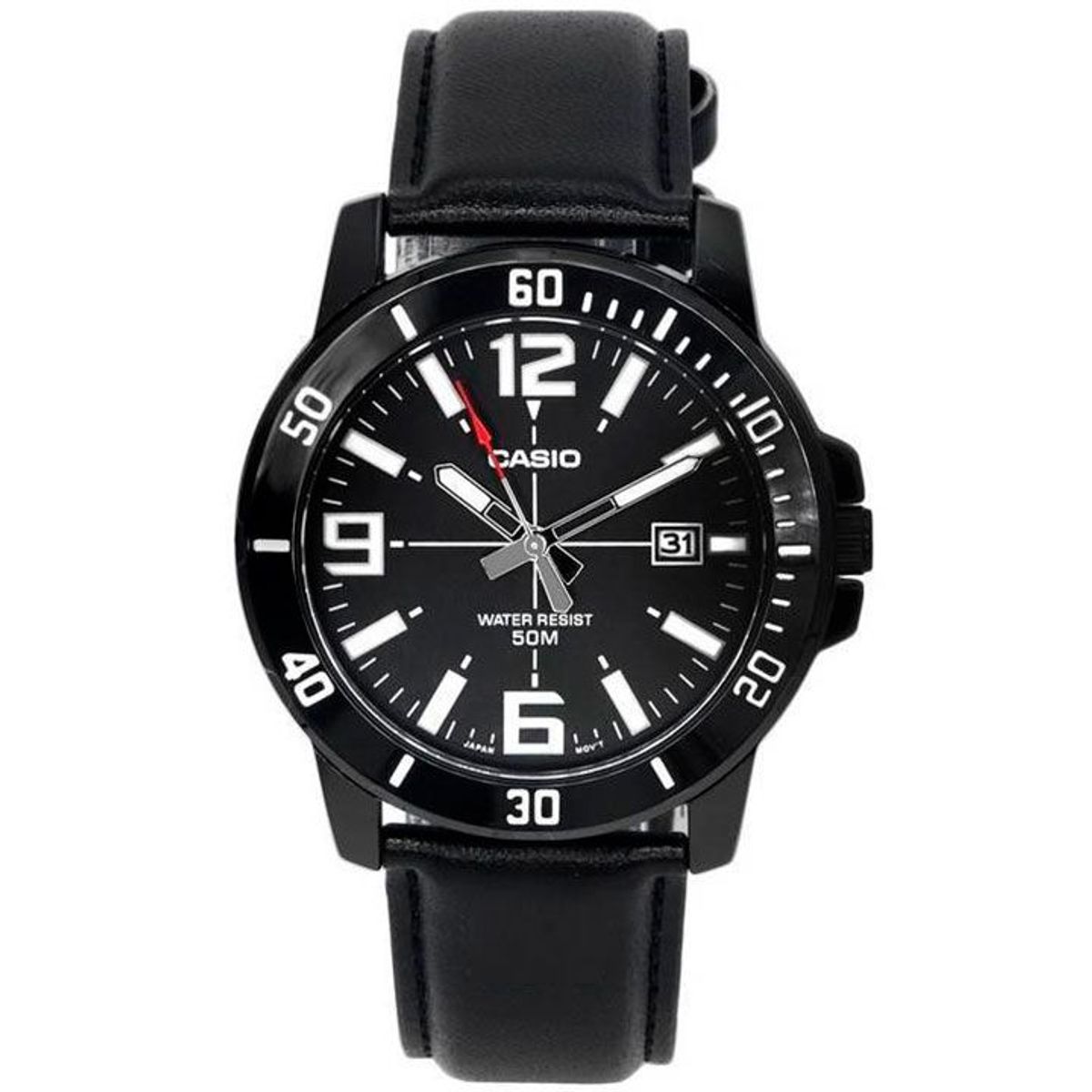 CASIO - Reloj Casio MTP-VD01BL-1BV Hombre - Negro