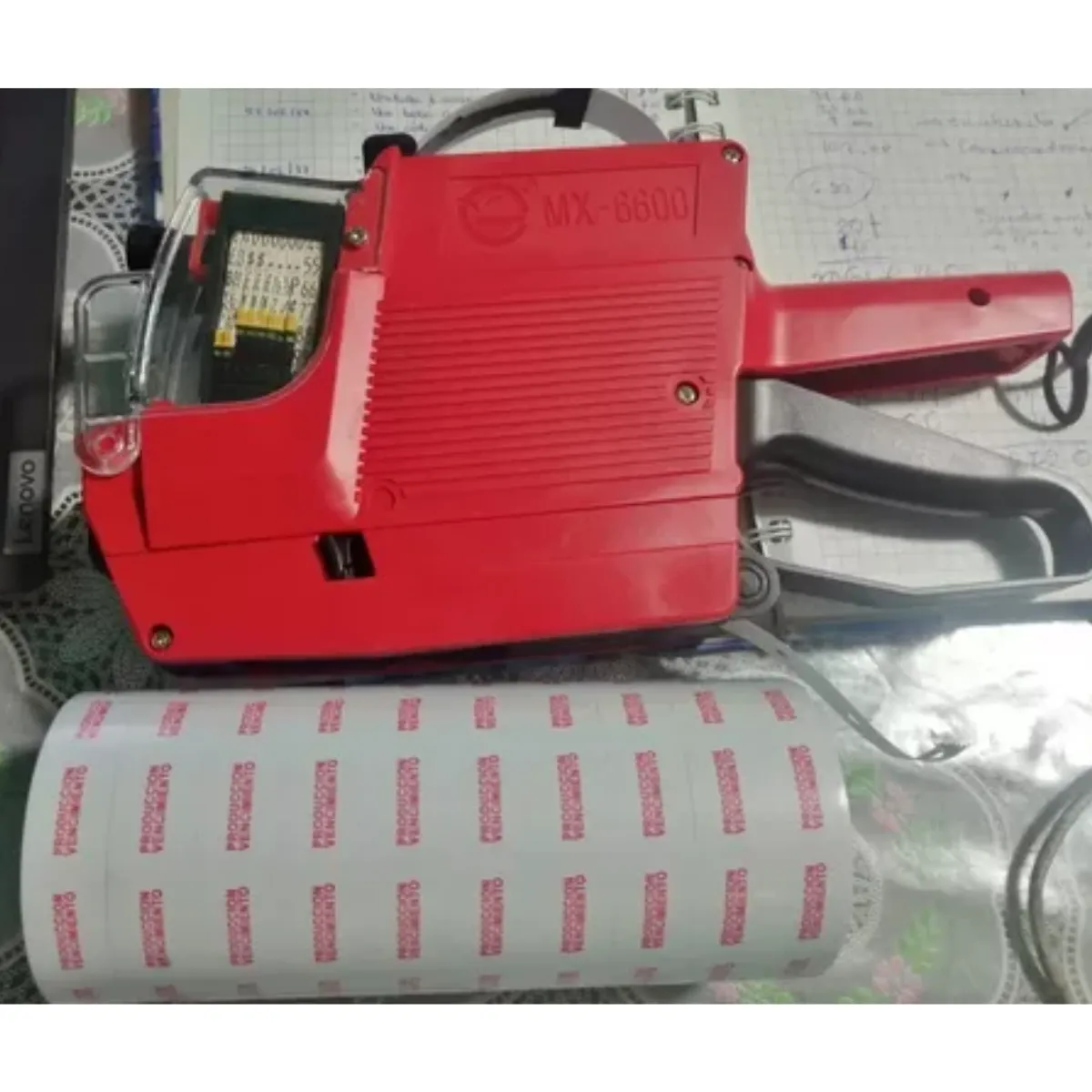 GENERICO - Pistola Fechadora De Producción Vencimiento + 5000 Etiquetas