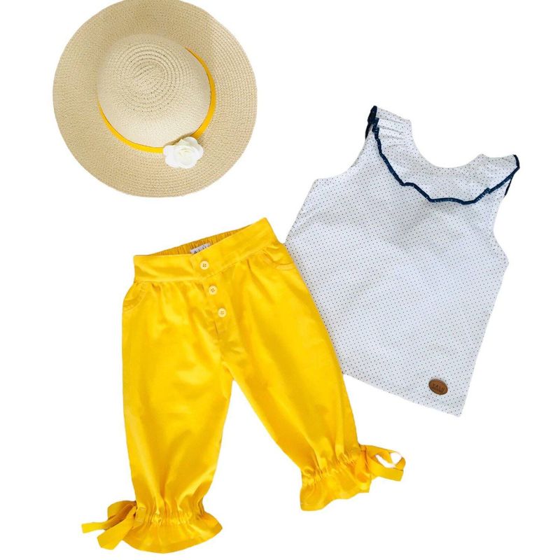 VALU MODA INFANTIL - Pantalón capri y blusa niña