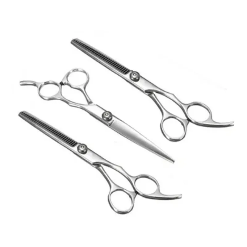 HOLGU - Tijera Barbera Profecional  Entresacadora con Regulador -