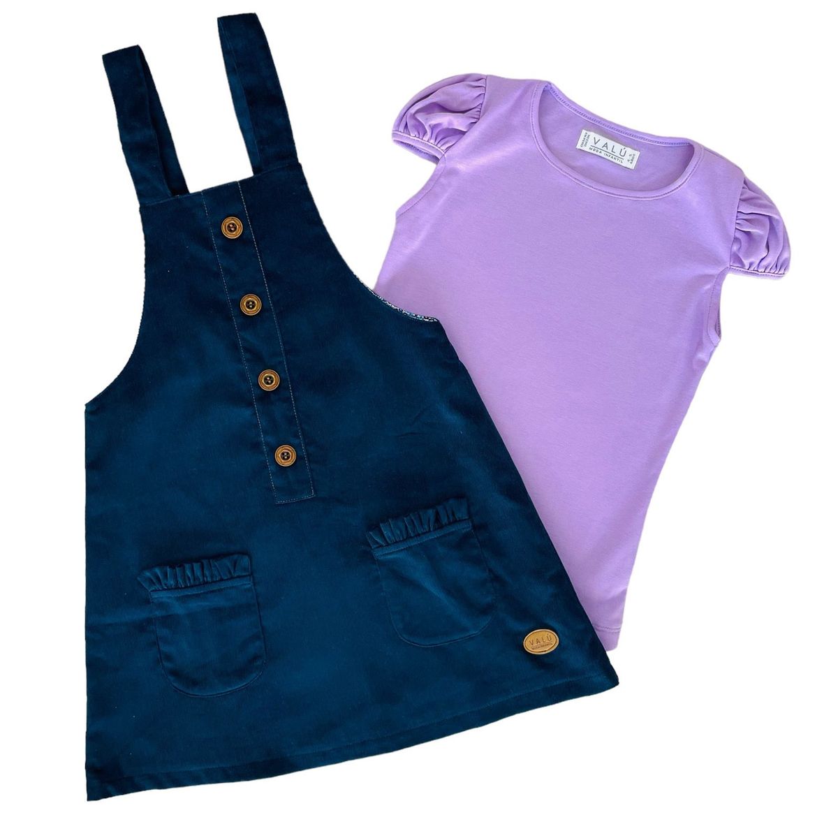 VALU MODA INFANTIL - Jumper y Polo Lila para niña