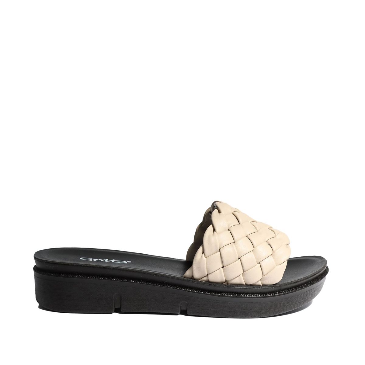 GOTTA - Sandalia Plana Crema Mujer 23231 Gotta