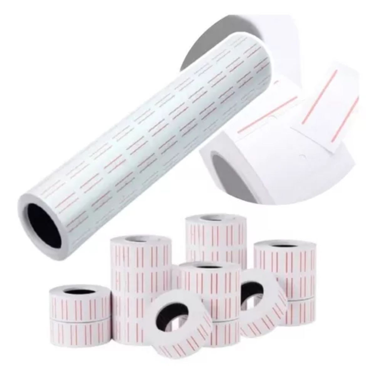 GENERICO - 10 Rollos 5000 Etiquetas Universales Modelo Aplicable Mx5500