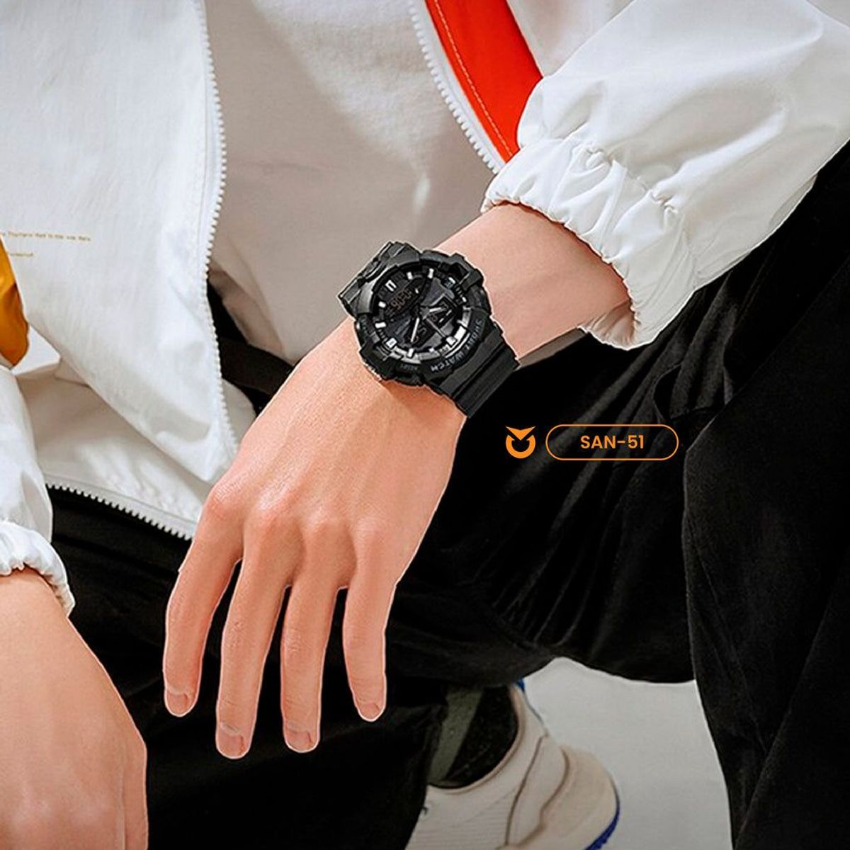 SANDA - RELOJ HOMBRE SANDA TRES PANTALLAS 3130